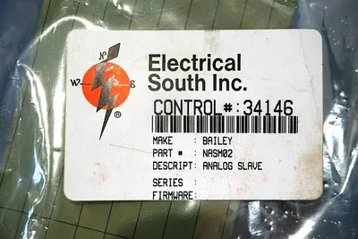 REPAIRED BAILEY CONTROLS NASM-02 ANALOG SLAVE MODULE NASM02