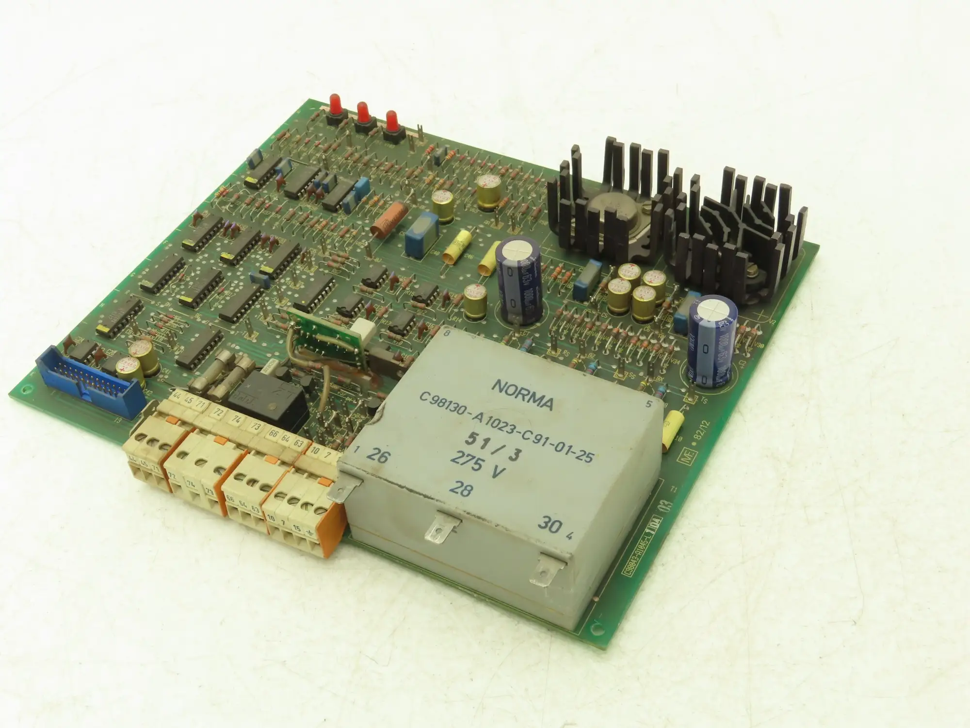 Siemens C98043-A1045-L Printed Circuit Control Board Slot Rack PCB