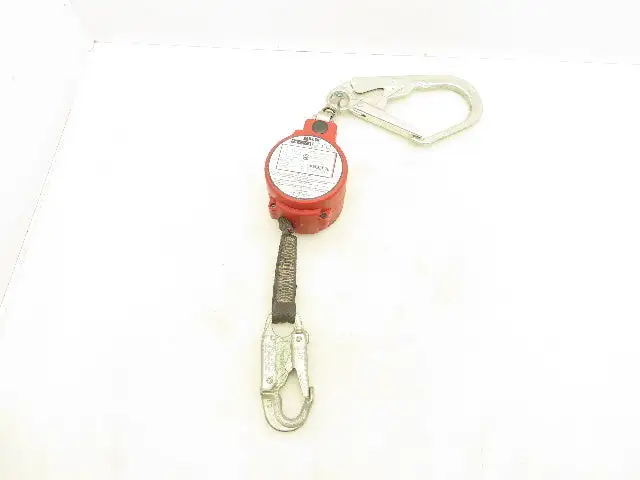 Miller FL11-6/11FT Minilite Fall Limiter 11' Lanyard w/Swivel Shackle Rebar Hook