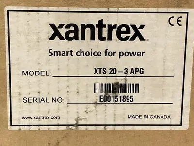 Used XANTREX XT20-3 Miscellaneous Equipment (Electrical & Power) Ohio US | Surplus Asset Holdings #1210124