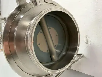 Stainless Steel 48" Pipe w/ Pepperl+Fuchs Proximity Switch, 6" Sanitary Fittings