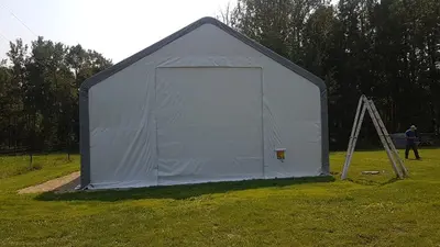 NEW 30X60X20 DOUBLE TRUSS STORAGE BUILDING