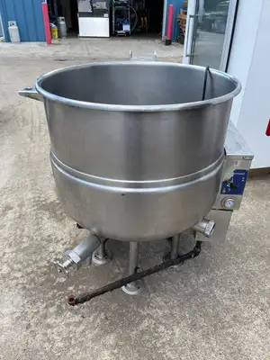 Used Cleveland Used Cleveland KGL40 40 gal Commercial Steam Kettle Natural Gas AS IS Cooking Kettles Illinois US | Falcon Restaurant Supply #1376133