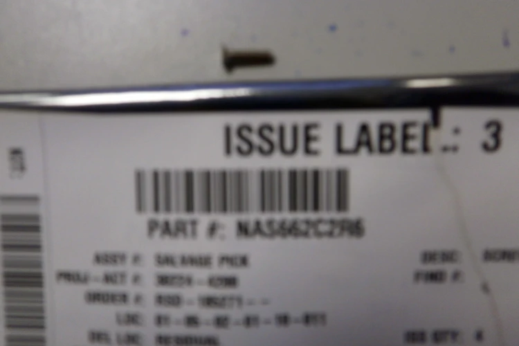 New | in-Stock Fastner Group NAS662C2R6 Test Equipment - Other Arizona US | ASSET CONVERSION SPECIALISTS, INC. #312870
