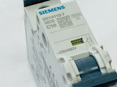 5SY4110-7 | Siemens  Miniature Circuit Breaker C10 1-Pole 10kA 10A - New - New Other