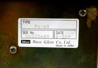 USED WACO GIKEN PU-40