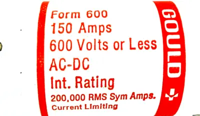 NEW SHAWMUT GOULD A6Y150-4 FUSES A6Y150 4 150AMPS