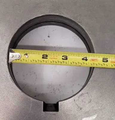12" FACE PLATE W/ L-2 MOUNT (OVERALL DIAMETER: 12", CENTER HOLE OD: 7.75", CENTER HOLE ID: 5.25")