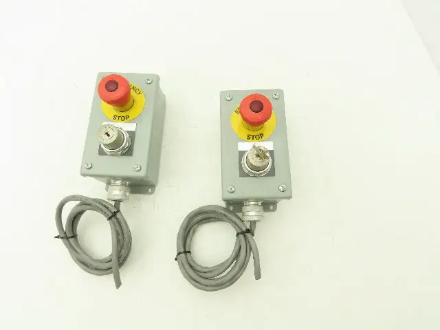 Hoffman E2PBG Electrical Enclosure Emergency Stop Key to Reset ONE KEY Lot of 2