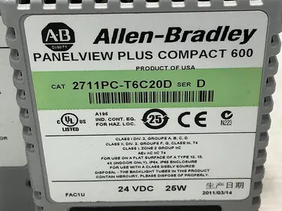 USED ALLEN BRADLEY 2711PC-T6C20D SER D