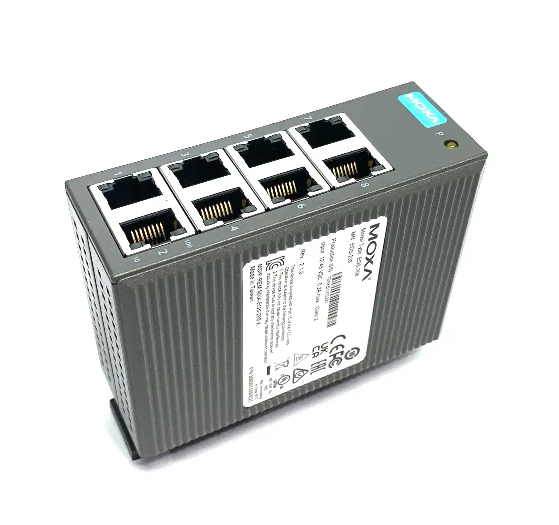 USED MOXA ENTRY-LEVEL UNMANAGED ETHERNET SWITCH 8-PORT