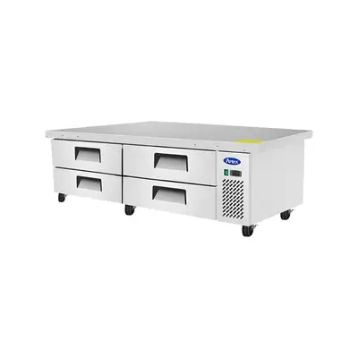 New | in-Stock Atosa New Atosa MGF8453GR 72" Refrigerated (4) Drawer Chef Base Chef Bases Illinois US | Falcon Restaurant Supply #1375328