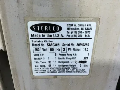 Used STERLING SMCA5 Misc Plastics Equipment Ohio US | HGR 24 #1521294