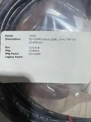 Keyence SZ-P10PM Output Cable 10m NEW STOCK K747CC