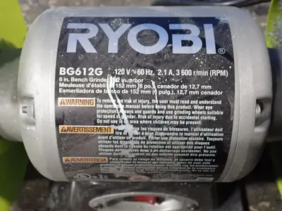 Used RYOBI BG612G Pedestal Type Grinders (Double End) Ohio US | HGR 24 #882272