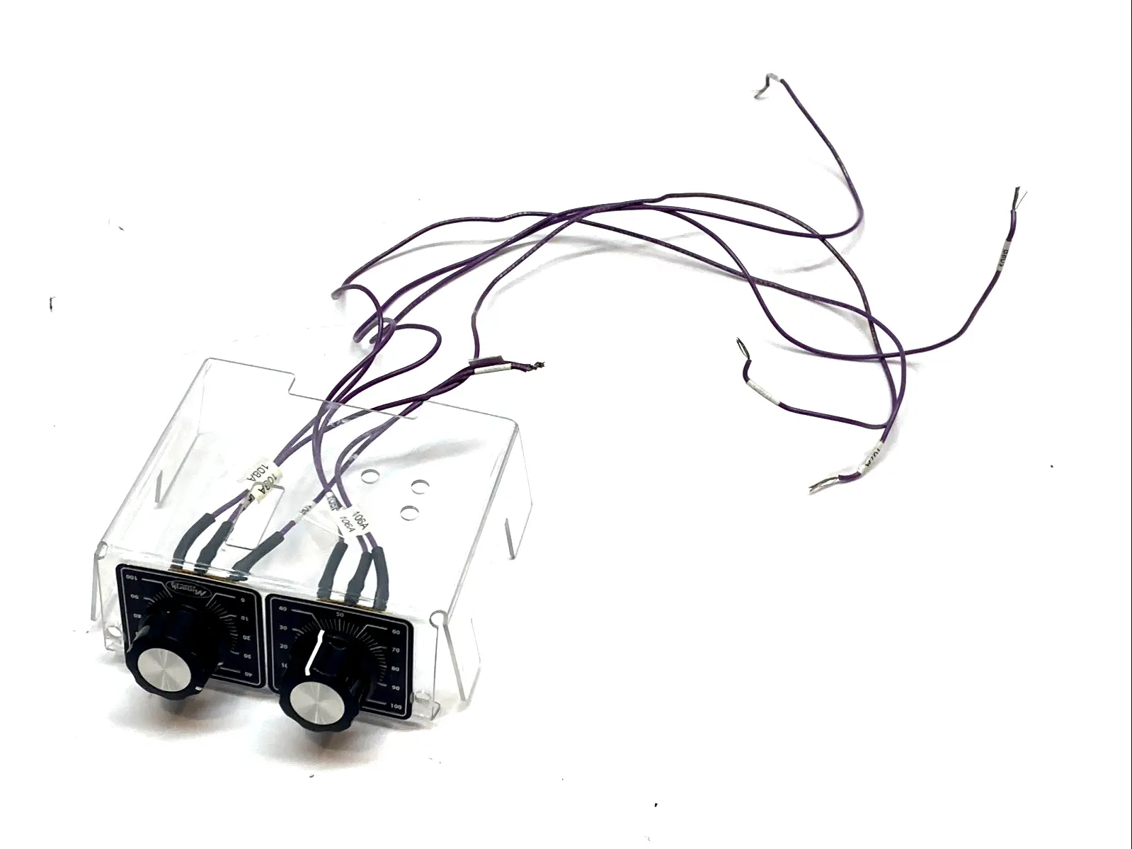USED CTS POTENTIOMETER W/DIAL LOT OF 2