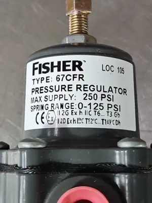 Emerson Fisher 67CFR -1663-38672 Pressure regulator 250 psi Loc6C5