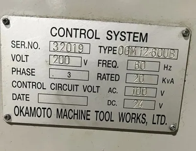 2008 OKAMOTO OGM-12.60UB Universal Cylindrical Grinders | Bayou Machinery (5)