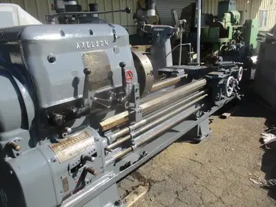 22" x 106" Axelson, oil country lathe, 9" throught hole & taper attachment