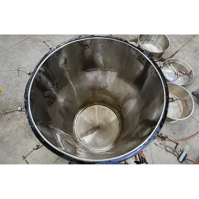 Used 300 Gallon Stainless Steel Liquid Strainer Basket Tank