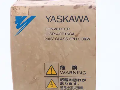 Yaskawa JUSP-ACP15GA Drivepack Converter Unit 200-230VAC 3Ph In 280-330VDC Out