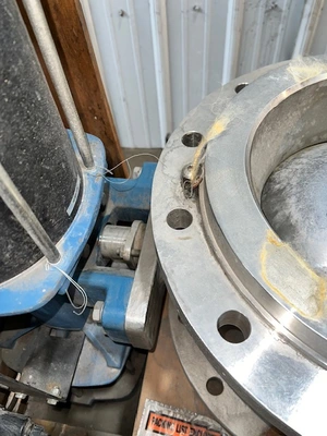 12" Dezurik VPB Stainless Steel V-Ball Control Valve , New Storeroom Spare
