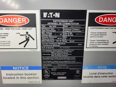 USED 2014 EATON MMVS01N010Y