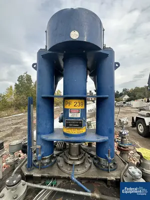 USED Rosenmund 4 Sq Meter Rosenmund Nutsche Filter Dryer, 316L S/S