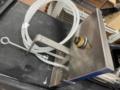 Used Krome Dispense Used Krome Dispense 3" Stainless Double Beer Tower Bar Tap w/ Clamp Base Beer Equipment Illinois US | Falcon Restaurant Supply #1376443