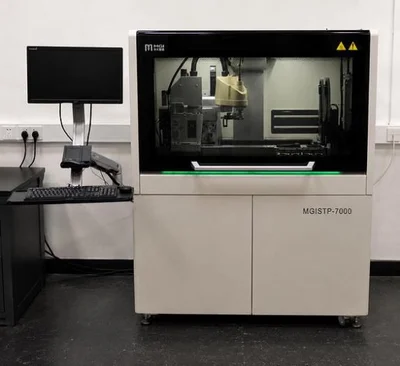 Used MGI TECH (WUHAN) SAMPLE TRANSFER PROCESSING SYSTEM Robotics New Jersey US | Bionex Scientific LLC #800285
