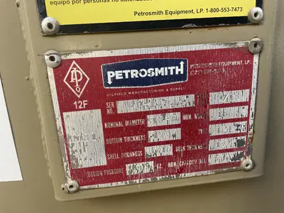 USED 2018 PETROSMITH 500BBL VERTICAL TANK