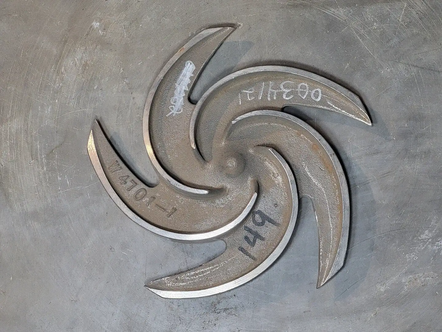 5-Vane Impeller 316SS, W4701-1, 0-5266P-A