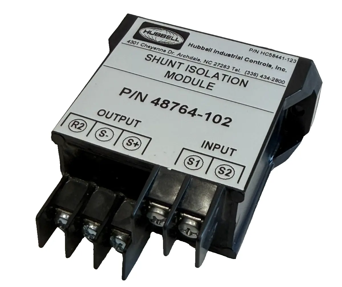 NEW HUBBELL 48764-102 SHUNT ISOLATIOIN MODULE 48764102