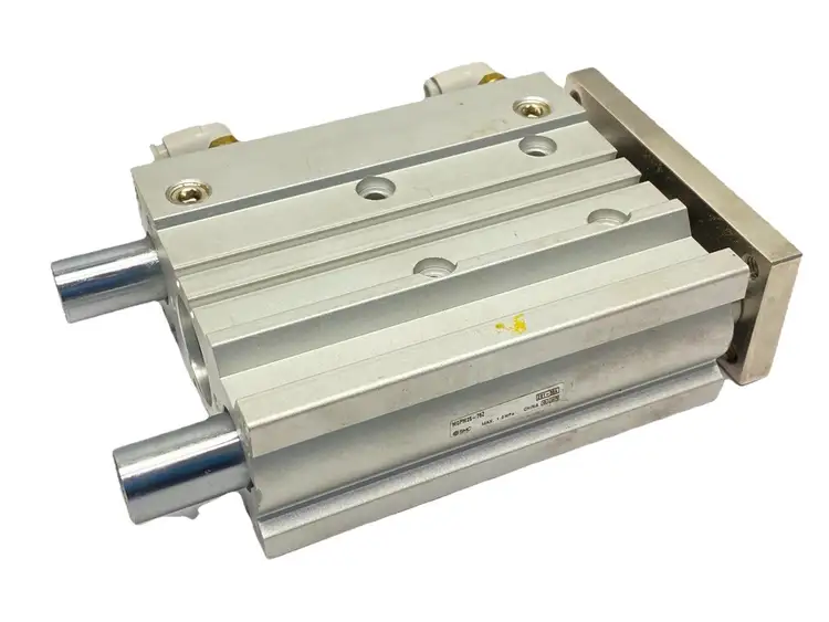Used SMC COMPACT GUIDE CYLINDER, 25MM BORE, 75MM STROKE Pneumatic Cylinders | Maverick Industrial Sales #1101958