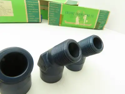 Collins Engineering AN915-4D Elbow 45 Deg Aluminum 1/2"NPT Female/Male Lot of 20
