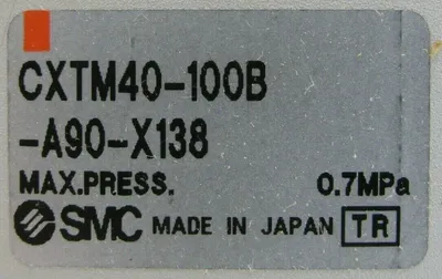 NEW SMC CXTM40-100B-A90-X138 CYLINDER CXTM40100BA90X138