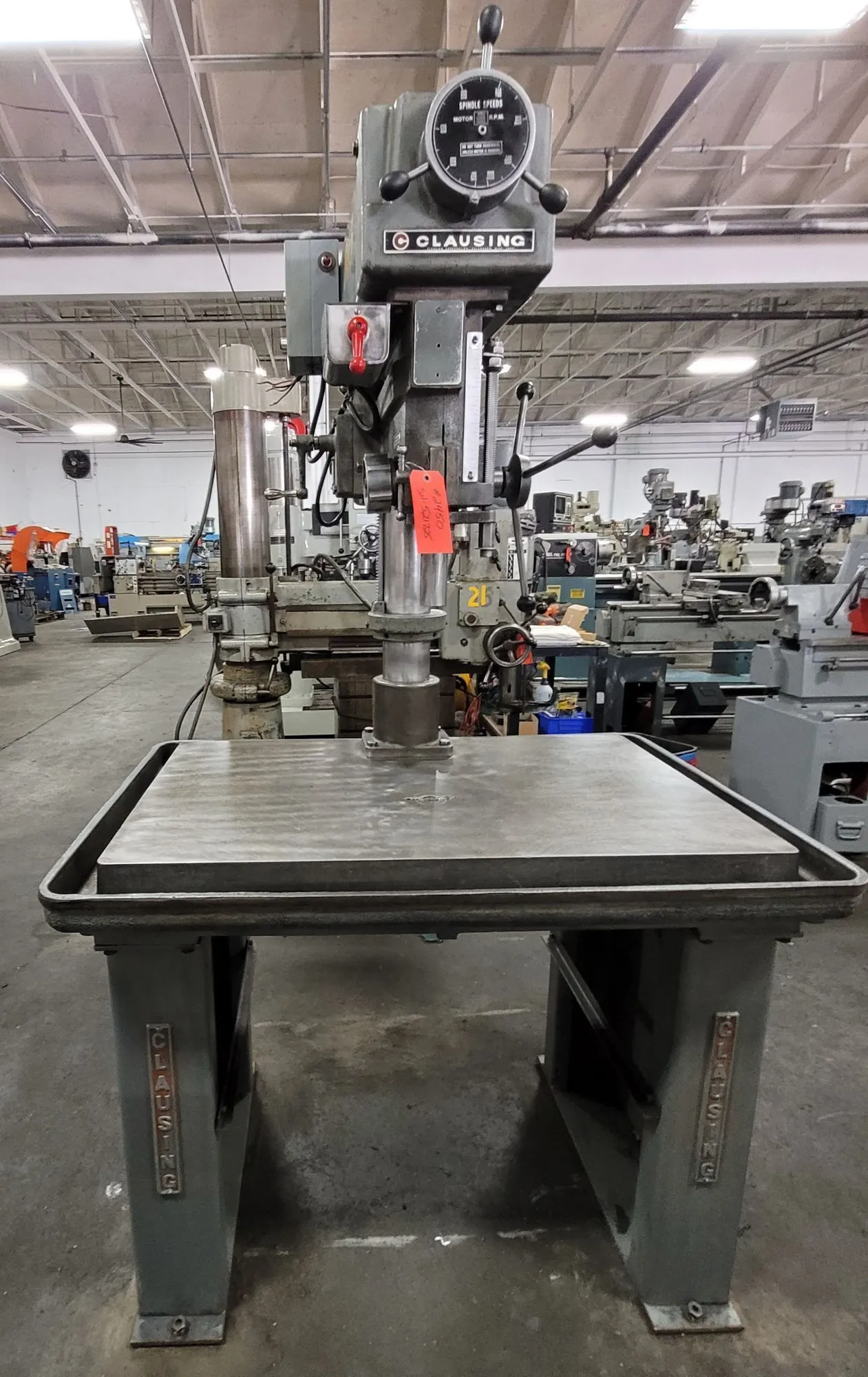 Used CLAUSING 2287 Heavy Duty & Sensitive Single Spindle Drills Kentucky US | Machinery Central #1295271