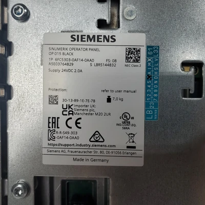 Siemens 6FC5303-0AF14-0AA0 HMIs & Operator Interfaces | American Industrial Supply Co. (7)