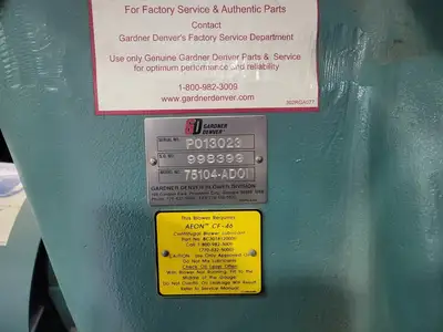 Used GARDNER-DENVER 75104-AD01 Parts (Hydraulics and Pneumatics) British Columbia CA | Lenmark #271235