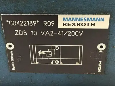 USED REXROTH ZDB 10 VA2-41/200V