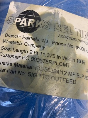 NEW Sparks Belting Co. FG-56324/12
