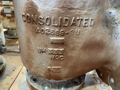 6" Consolidated Safety Relief Valve