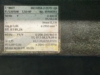 Used GRUNDFOS MTR107/7 AWBAHUUV Pumps Ohio US | HGR 24 #1289692