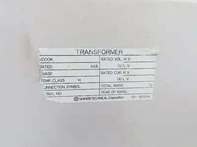 Used SHIHEN ELECTRIC _UNKNOWN_ Transformers Indiana US | Arrow Industrial #1412059