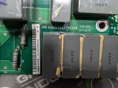Emerson NX 0100RTE46FN01A8 Relay Board Ver A01 Used