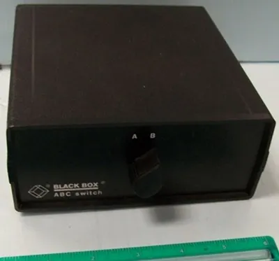 QTY. 1. BLACK BOX ABC SWITCH SERIAL # 8919 MODEL #...