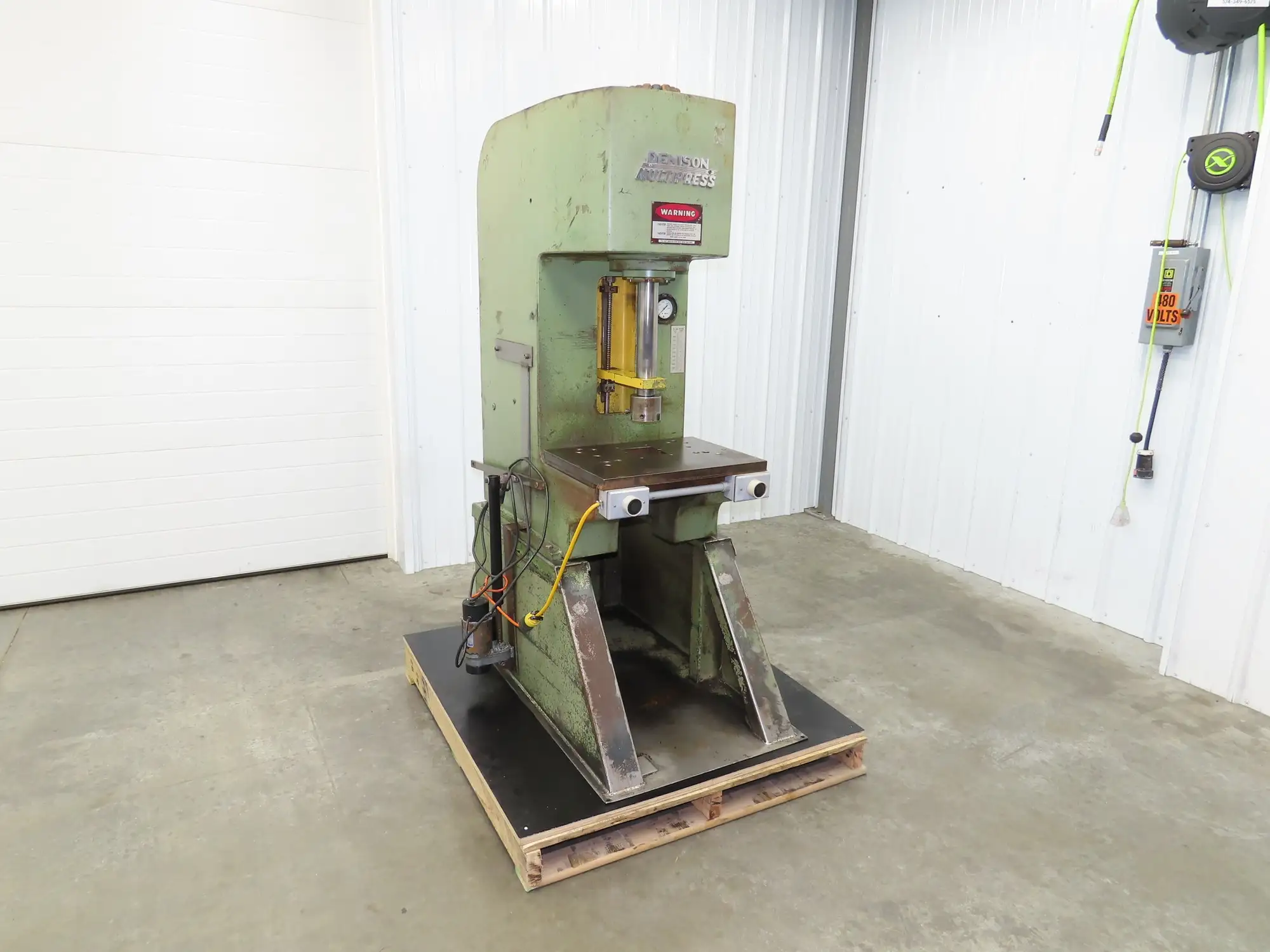 Denison Multipress Electric Over Hydraulic Press 8 Ton 12" Stroke 230V