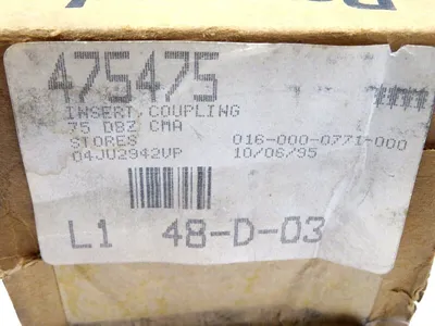 NEW REXNORD 75 DBZ CMA INSERT COUPLING 75DBZCMA