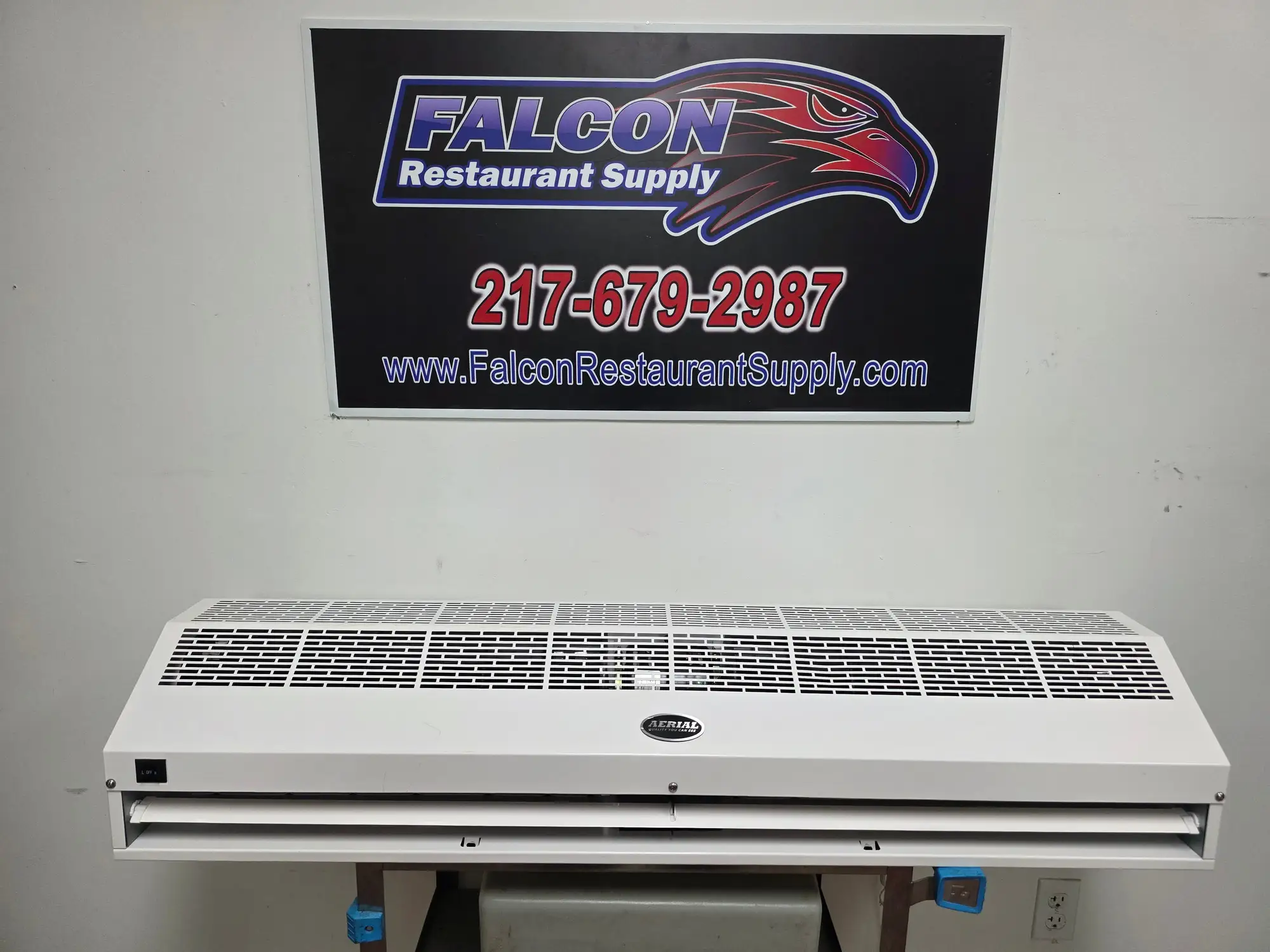Used Falcon Restaurant Supply, Inc. Used 2022 48" Dura Steel Titan Wall Mounted Air Curtain 120V - TH3 Fans Illinois US | Falcon Restaurant Supply #1373787