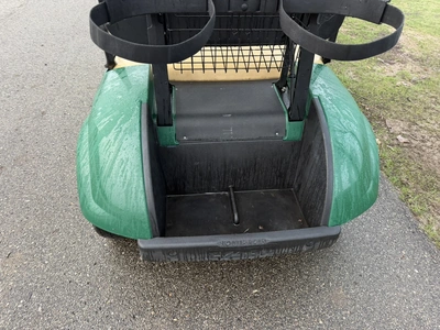 (1) 2019 E-Z-Go EFI golf cart with a Kawasaki gas engine, model 657061G01, includes canopy, fold-dow...